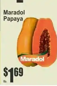 Key Food Maradol Papaya offer