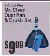 Key Food Mr. Clean Dust Pan & Brush Set offer