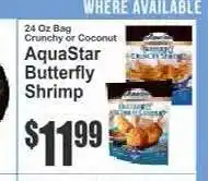 Key Food AquaStar Butterfly Shrimp offer