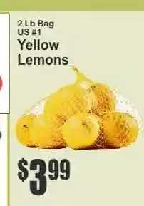 Key Food Yellow Lemons offer