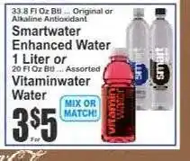 Key Food Smartwater Enhanced Water offer