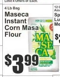 Key Food Maseca Instant Corn Masa Flour offer