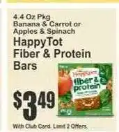 Key Food HappyTot Fiber & Protein Bars offer