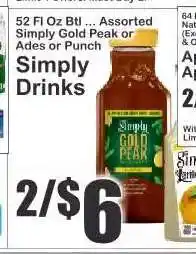 Key Food Simply Drinks offer