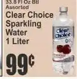 Key Food Clear Choice Sparkling Water offer