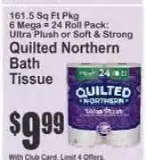 Key Food Quilted Northern Bath Tissue offer