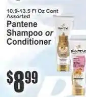 Key Food Pantene Shampoo or Conditioner offer