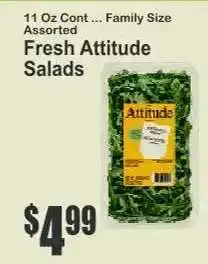 Key Food Fresh Attitude Salads offer
