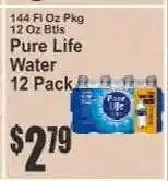 Key Food Pure Life Water 12 Pack offer