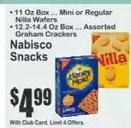 Key Food Nabisco Snacks offer