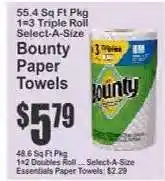 Key Food Bounty Paper Towels offer