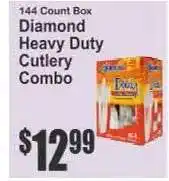 Key Food Diamond Heavy Duty Cutlery Combo offer