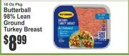 Key Food Butterball 98% Lean Ground Turkey Breast offer