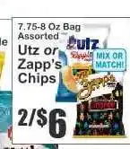 Key Food Utz or Zapp's Chips offer