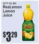 Key Food ReaLemon Lemon Juice offer