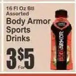Key Food Body Armor Sports Drinks offer