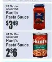 Key Food Barilla Pasta Sauce offer