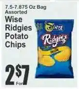 Key Food Wise Ridgies Potato Chips offer