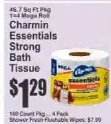 Key Food Charmin Essentials Strong Bath Tissue offer