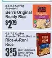 Key Food Ben's Original Ready Rice offer