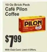 Key Food Café Pilon Coffee offer