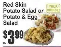 Key Food Red Skin Potato Salad or Potato & Egg Salad offer