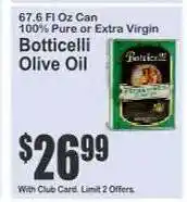 Key Food Botticelli Olive Oil offer
