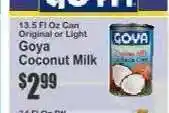 Key Food Goya Coconut Milk offer