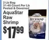 Key Food AquaStar Raw Shrimp offer