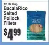 Key Food BacalaRico Salted Pollock Fillets offer