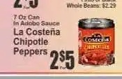 Key Food La Costeña Chipotle Peppers offer