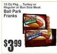 Key Food Ball Park Franks offer