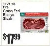 Key Food Pre Grass Fed Ribeye Steak offer
