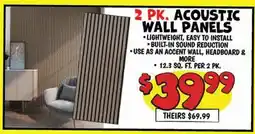 Ollie's 2 PK. ACOUSTIC WALL PANELS offer