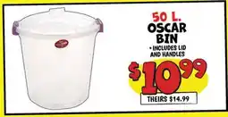 Ollie's 50 L. OSCAR BIN offer