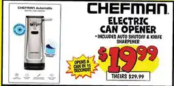 Ollie's CHEFMAN ELECTRIC CAN OPENER offer