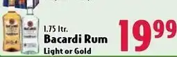 Butera Bacardi Rum Light or Gold offer