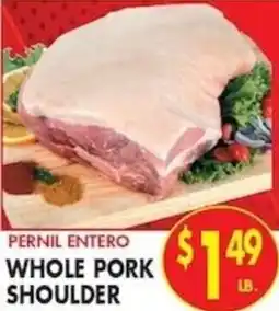 Compare Foods Pernil entero whole pork shoulder offer