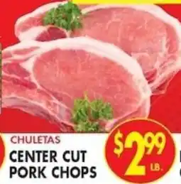 Compare Foods Chuletas center cut pork chops offer