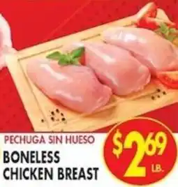 Compare Foods Pechuga sin hueso boneless chicken breast offer