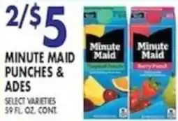 Compare Foods Minute maid punches & ades offer