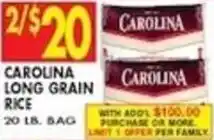 Compare Foods Carolina long grain rice offer