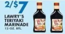 Compare Foods Lawry's teriyaki marinade offer