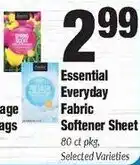 Sentry Essential Everyday Fabric Softener Sheet offer