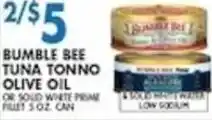 Compare Foods Bumble bee tuna tonno olive oil offer