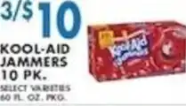 Compare Foods Kool-aid jammers offer