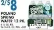 Compare Foods Poland spring water 12 pk offer