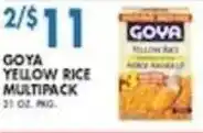 Compare Foods Goya yellow rice multipack offer