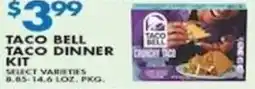 Compare Foods Taco bell taco dinner kit offer