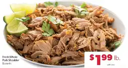 Family Fresh Market Fresh Whole Pork Shoulder Bone-In offer